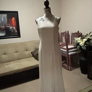 Sean Collection Sparkling White Maxi Dress